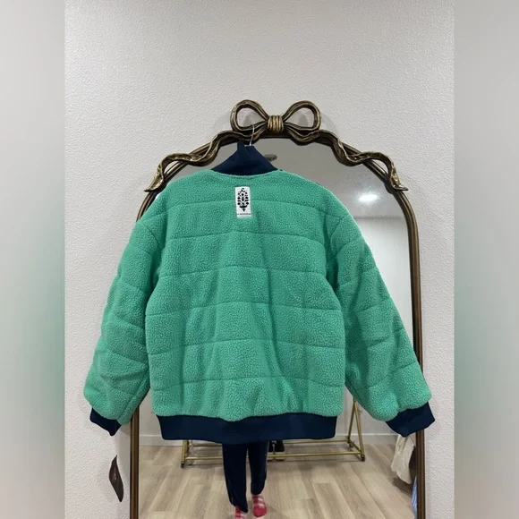 NWT FP Movement Fleecy Sherpa Scrunchy Pippa Jacket - Picture 2 of 5